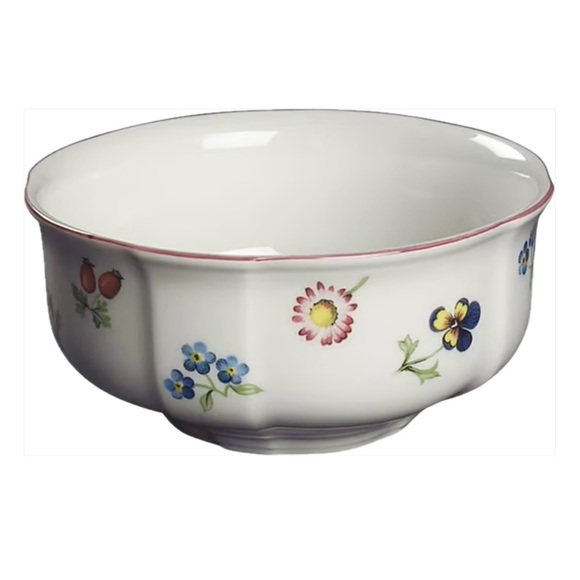 Set TWO (2) Villeroy & Boch Petite Fleur 4.5" Berry Fruit Cereal Dessert Bowls - Picture 2 of 4